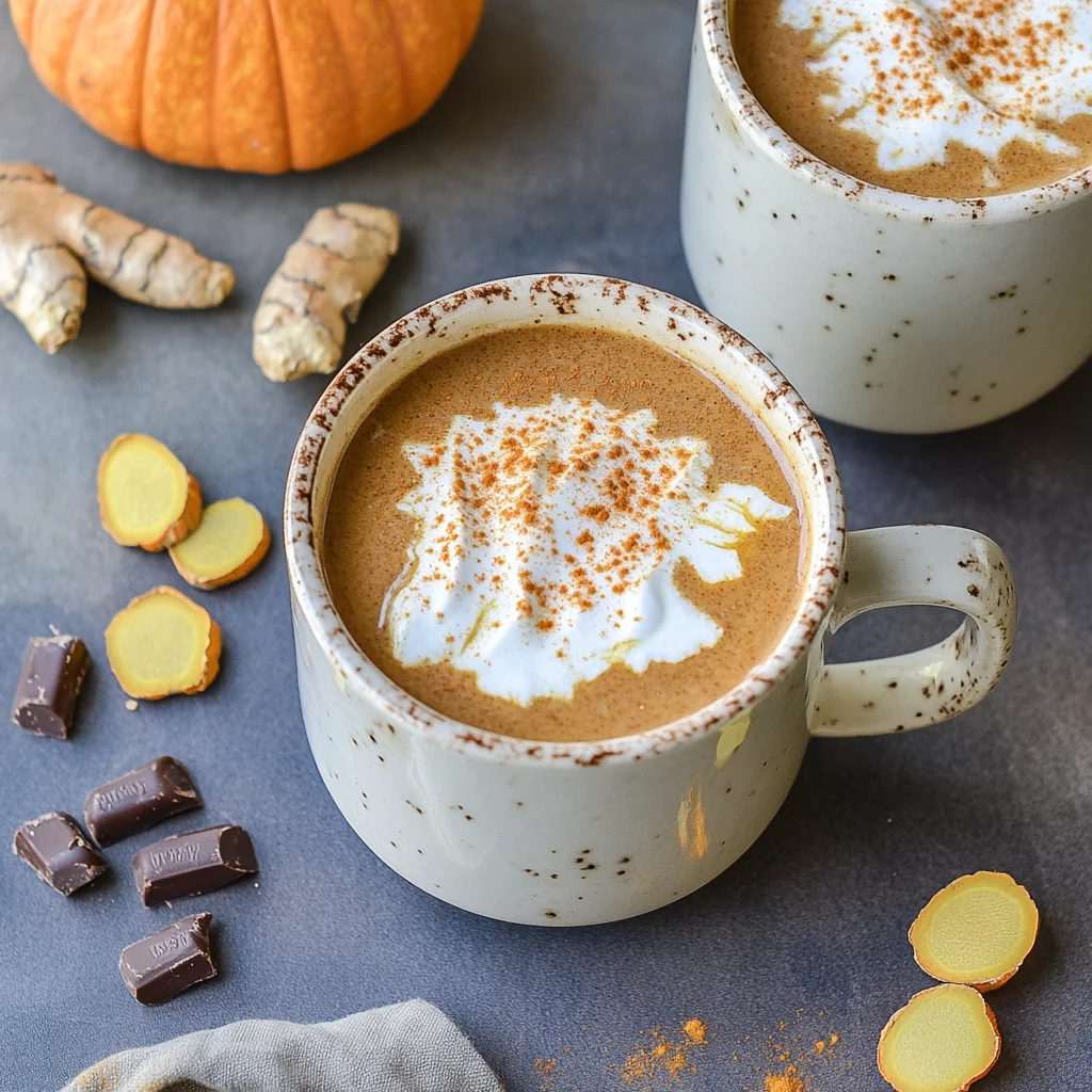 Anti-Inflammatory Pumpkin Turmeric Hot Chocolate: Cozy Co…