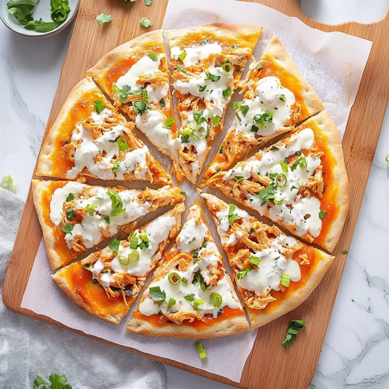 Buffalo Chicken Flatbread: Spicy and Cheesy Delight