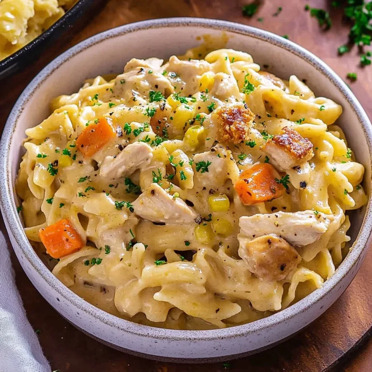 Chicken Pot Pie Pasta Recipe: Cozy Comfort Food Delight