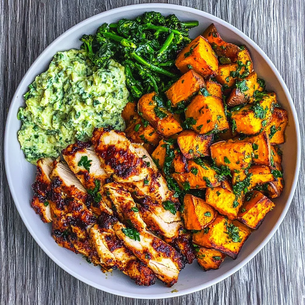 Chicken Sweet Potato Bowl: Your Easy High-Protein Meal!