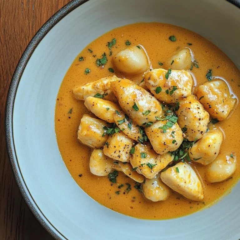 Chicken and Gnocchi in Creamy Butternut Squash Sauce: Coz…