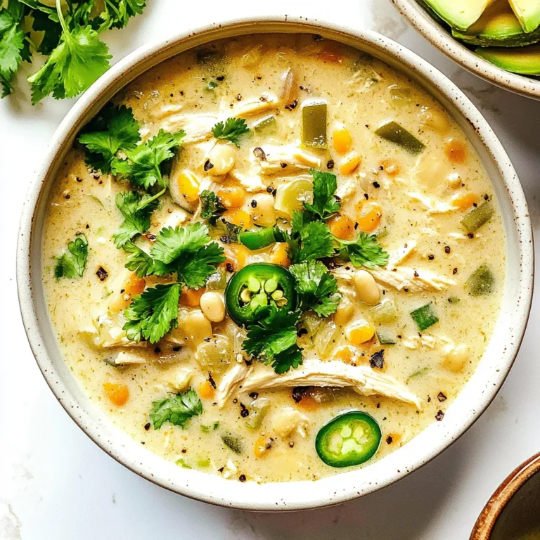 Creamy Jalapeño White Chicken Chili: A Spicy Hug in a Bowl