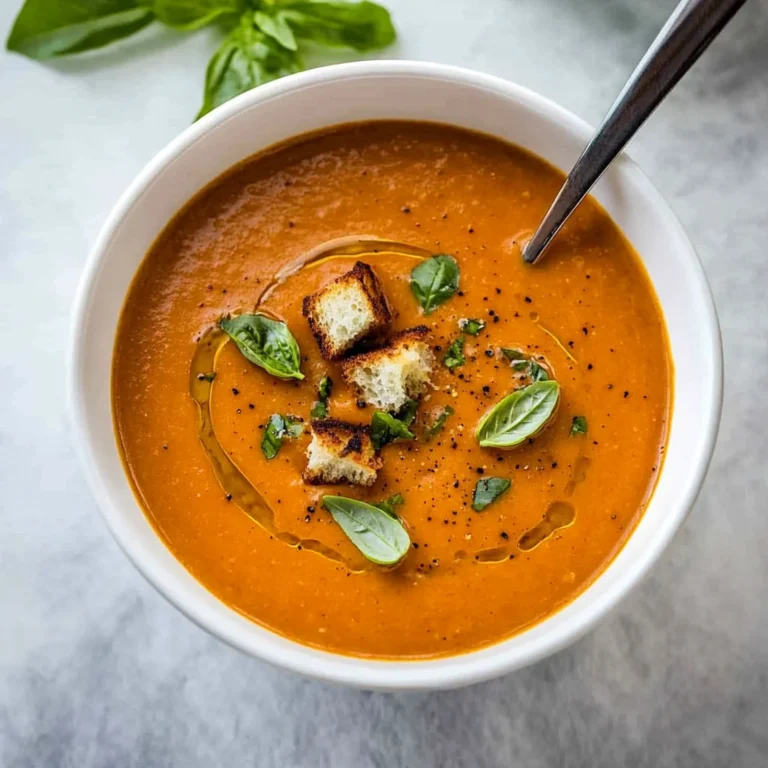Creamy Tomato Basil Soup: A Cozy Delight You Need Now