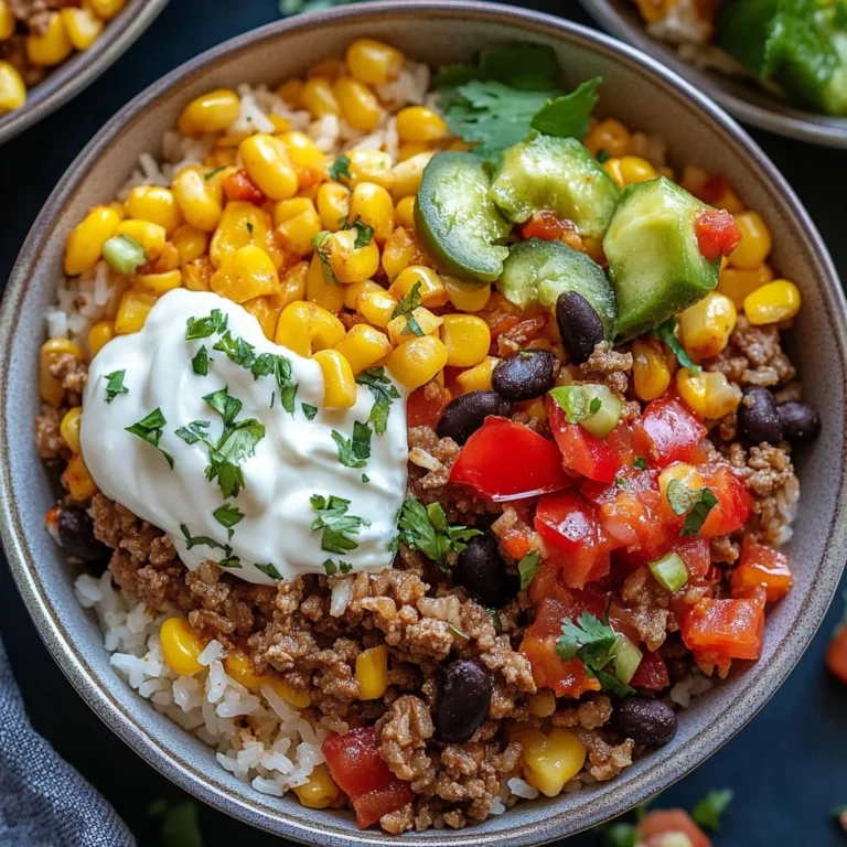 Easy Taco Rice Bowls: Flavorful Weeknight Winner