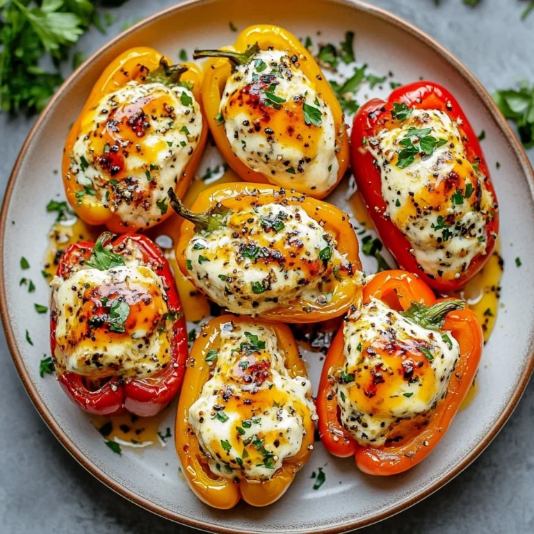 Everything Cream Cheese Stuffed Mini Bell Peppers: Irresi…