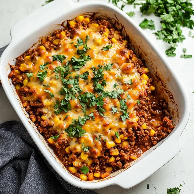 Ground Beef Casserole: Cozy Comfort in Every Bite