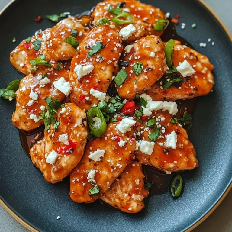 Hot Honey Feta Chicken Dish: Deliciously Spicy and Savory