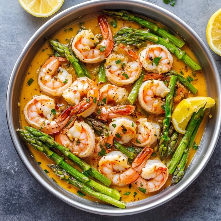 Lemon Garlic Shrimp and Asparagus: 20-Minute Wonder