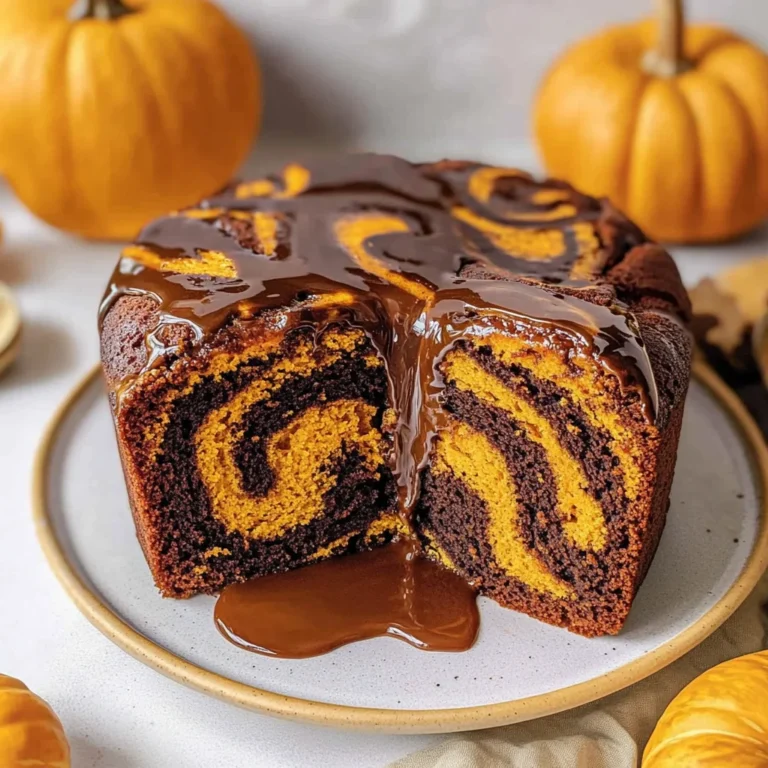 Pumpkin Marble Cake (vegan): Delightfully Moist and Rich