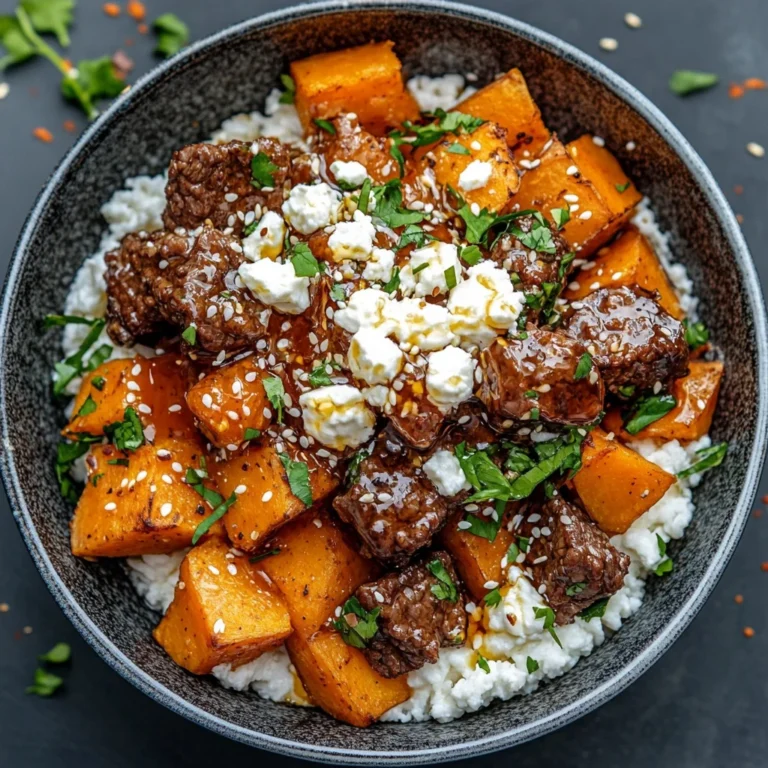 Sweet Potato Beef Bowl with Hot Honey: A Flavor Explosion!