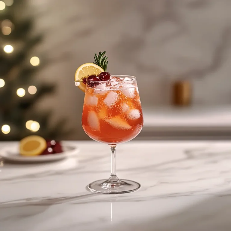 Winter Aperol Spritz: Cozy and Festive Delight